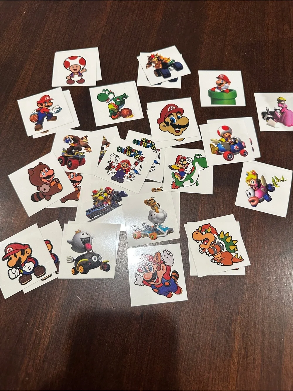 Super Mario Wall Decals, Tattoos, and Party Cutouts